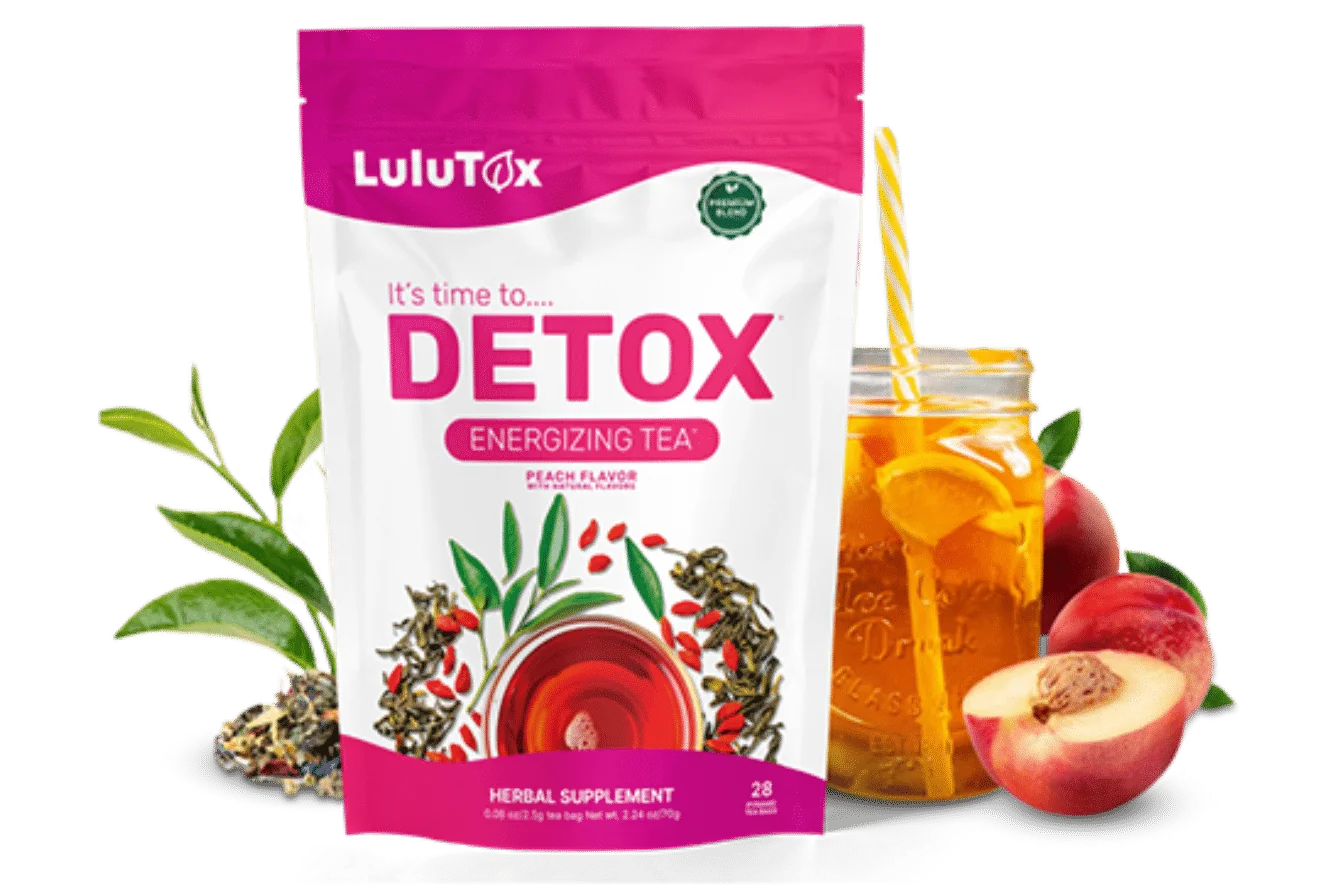 Lulutox botanical tea pouch